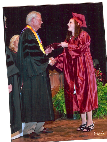 Graduating from Faulkner State Community College