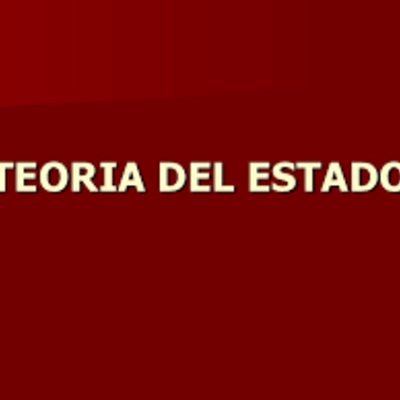 Timeline: LA TEORIA DEL ESTADO
