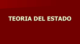 Timeline: LA TEORIA DEL ESTADO