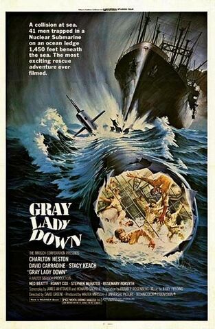 1st minor movie role in "Gray Lady Down"