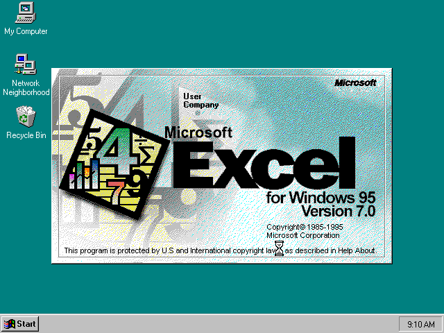 EXCEL 95