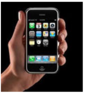 primer celular con pantalla touch