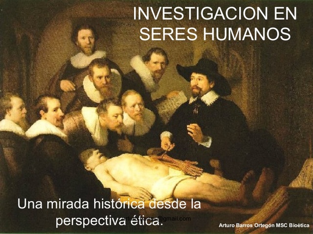 Investigación en sujetos humanos