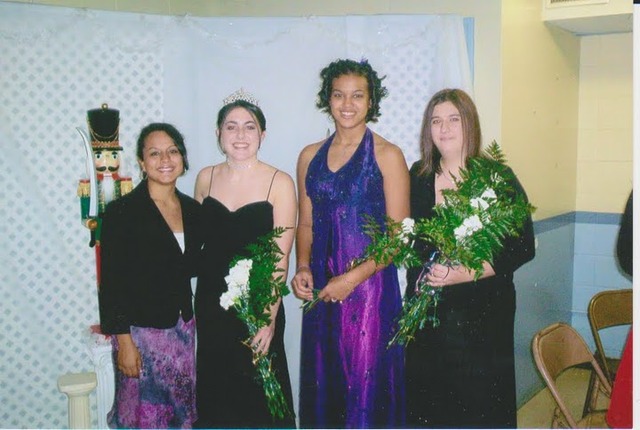 I was crowned queen at winter formal.