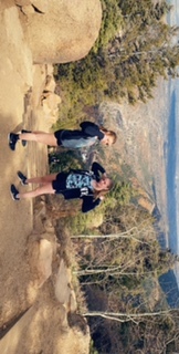 I hiked the incline with friends