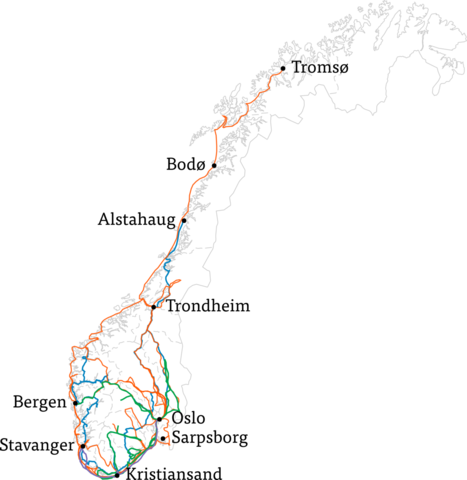 Ivar Aasen begynte reisen for å studere norske dialeker