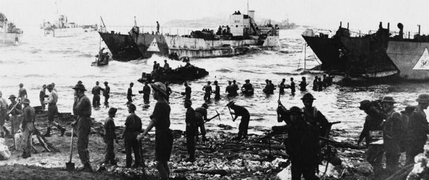 truppe inglesi e americane sbarcano in Sicilia