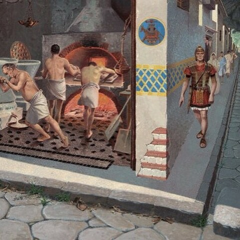 Primeras panificadoras en Roma