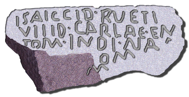 Primera inscripción Lusitana