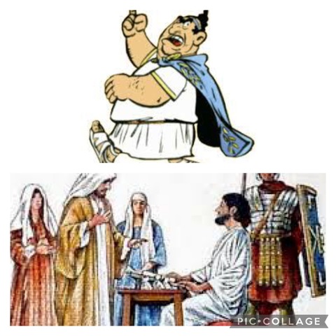 Noble romano, recaudador de impuestos.