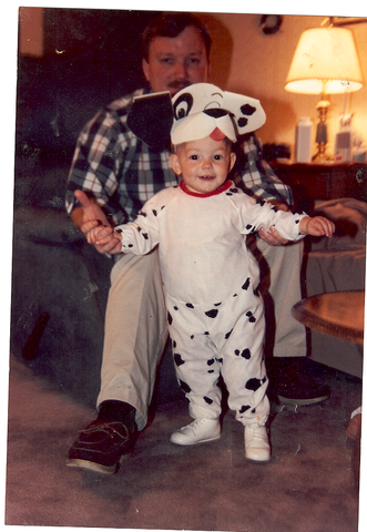 My First Halloween as a Dalmation puppy!
