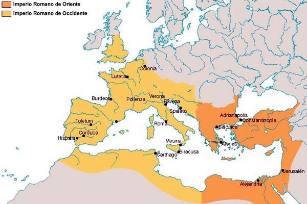 División impero romano