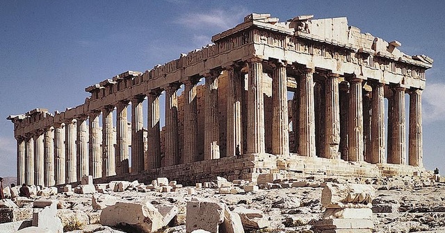 fin de construcción del partenón