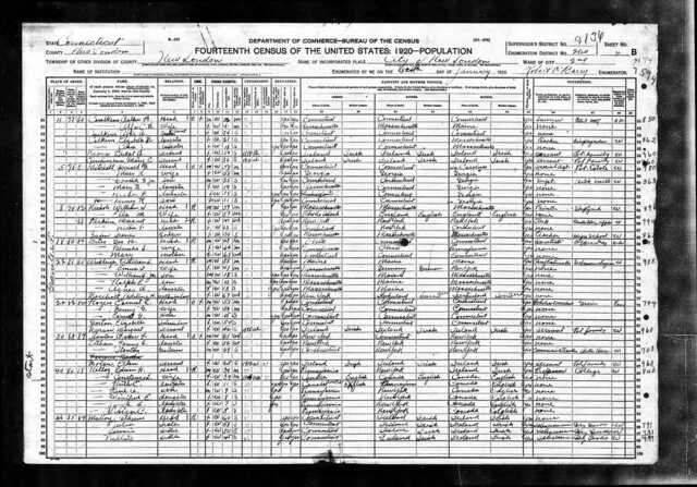 1920 US Census