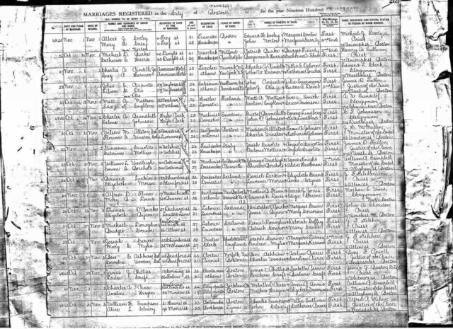 Marriage of Emma Borcholt