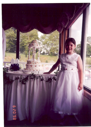 Honored to be the Flower Girl at my brother Chris' wedding