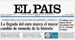 APARICION DEL EURO