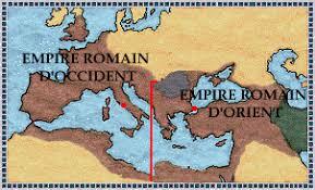 Séparation de l'Empire romain