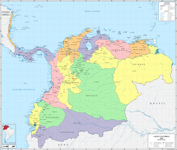 La Gran Colombia 1819-1830