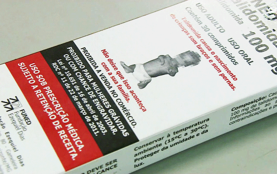 Efectos adversos de la droga talidomida