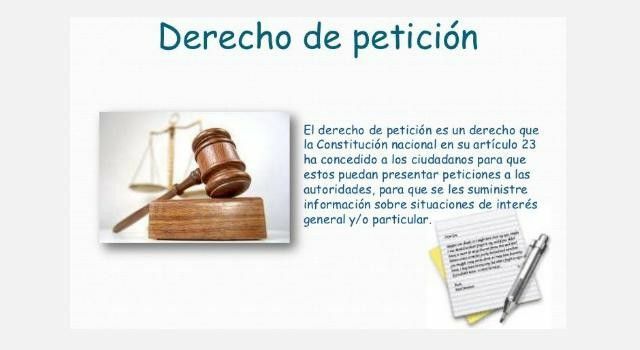 Formulación de peticiones ante entidades profesionales