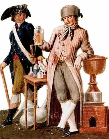Antonie Lavoisier y J.L. Gay-Lussac