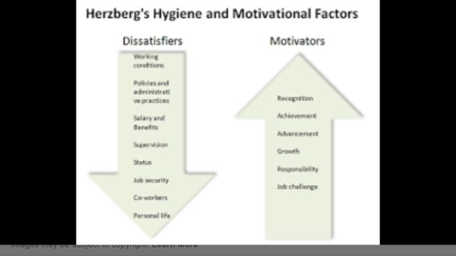 Hygiene and Motivational Factors