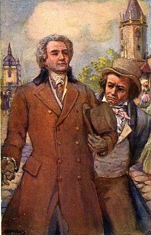 Trobada a Bohèmia amb Goethe. Compon les simfonies setena i vuitena.