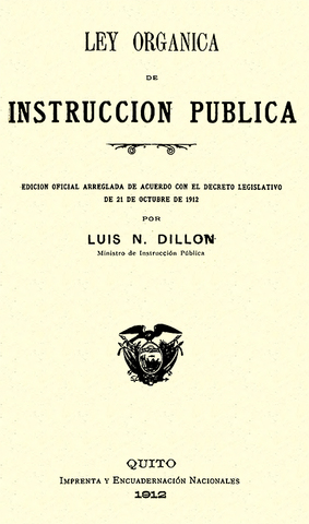 Ley Orgánica de Instrucción Pública
