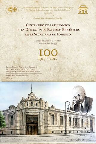 Los centros que se dedicaban al estudio de las ciencias naturales se fusionan para crear la dirección de estudios biológicos