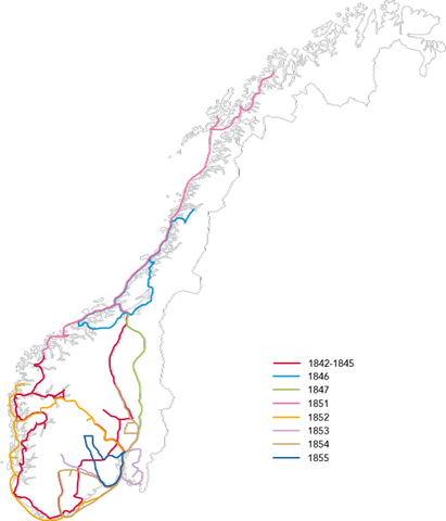 Ivar Aasen reiste rundt