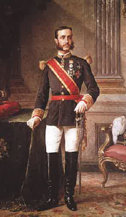 Alfons XII, rei d’Espanya.