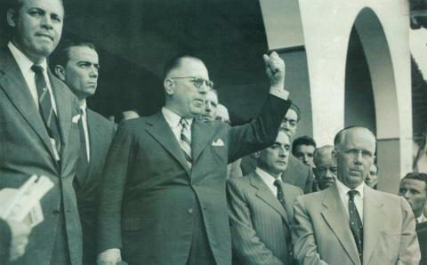 Foto do discurso de Euvaldo Lodi - Senai