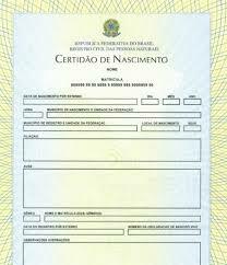 Certidão de nascimento - Lucas