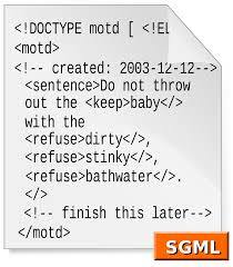 Primera definición de HTML