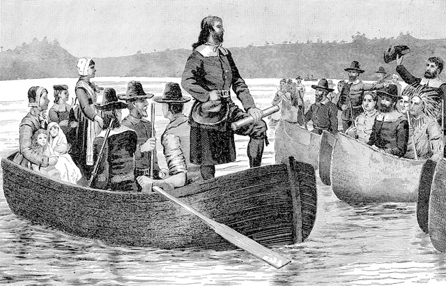 Rhode Island founded by Roger Williams after he was exiled from Massachusetts Bay