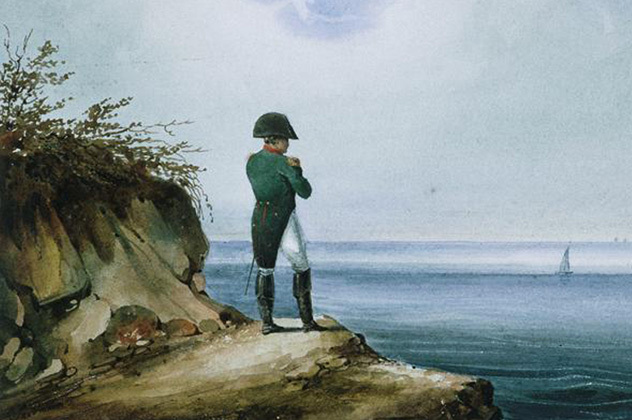 Szent Ilona szigetre száműzték és halála