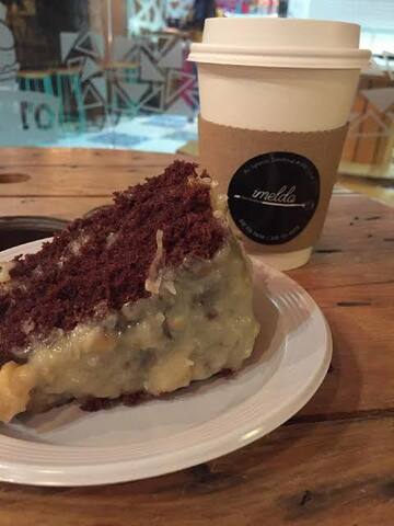 Obtuve mi primer empleo en una cafetería/pastelería