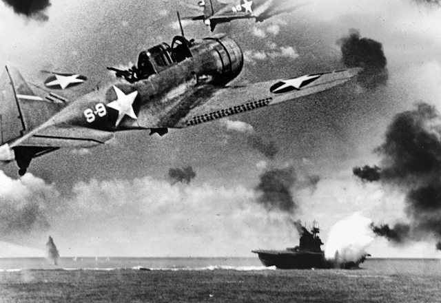 US defeats Japan in the Battle of Midway
