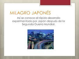 "El milagro japonés"
