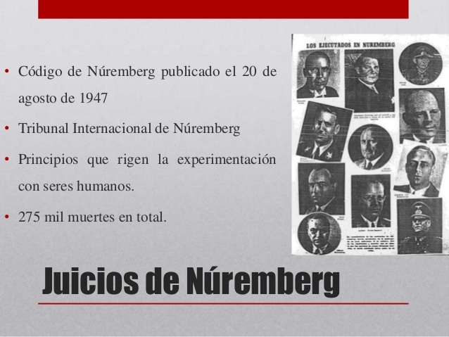 El Código de Nuremberg