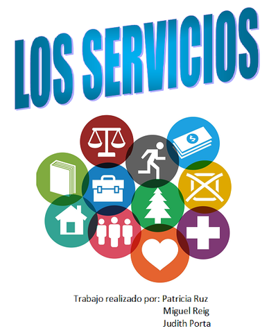 Presencia femenina en el sector servicio.