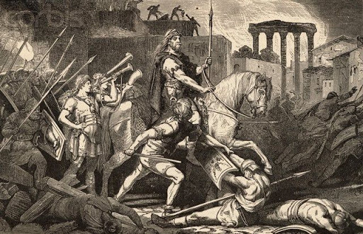 Derrocamiento del ultimo emperador de Roma