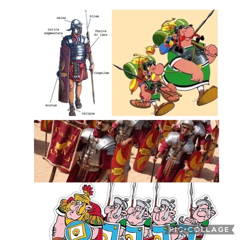 Legionarios romanos.