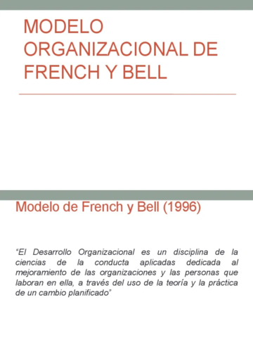 French y Bell