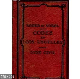 Code de lois Romain