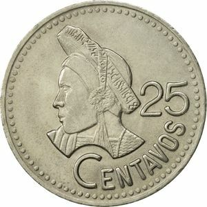 Moneda de veinticinco centavos