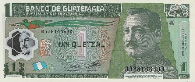 Billete de 1 quetzal