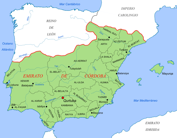 Emirat de Còrdova       (714 -756)