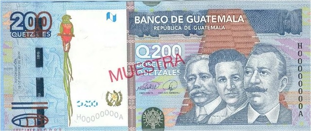 Billete de 200 quetzales